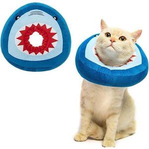 Cat Surgery Recovery Collar -Adjustable Donut Cat Cone Collar Soft, Pet E Collar